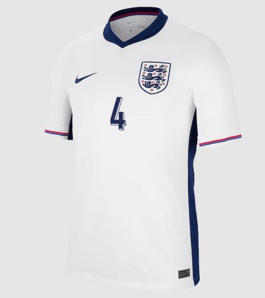 (image for) RICE #4 England Home Jersey Euro 2024